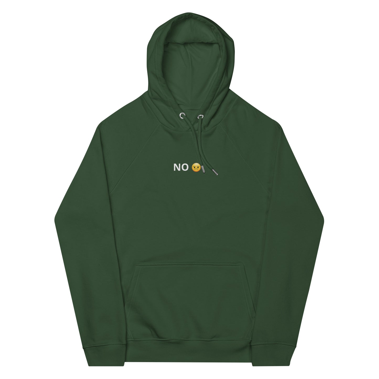 NO word design emoji design multicolor unisex hoodie