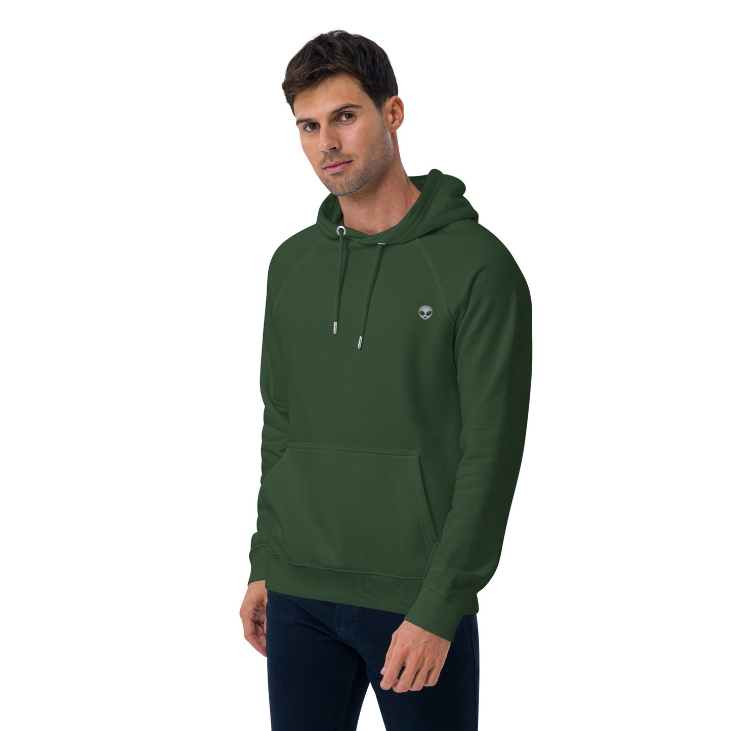 small alien design unisex hoodie