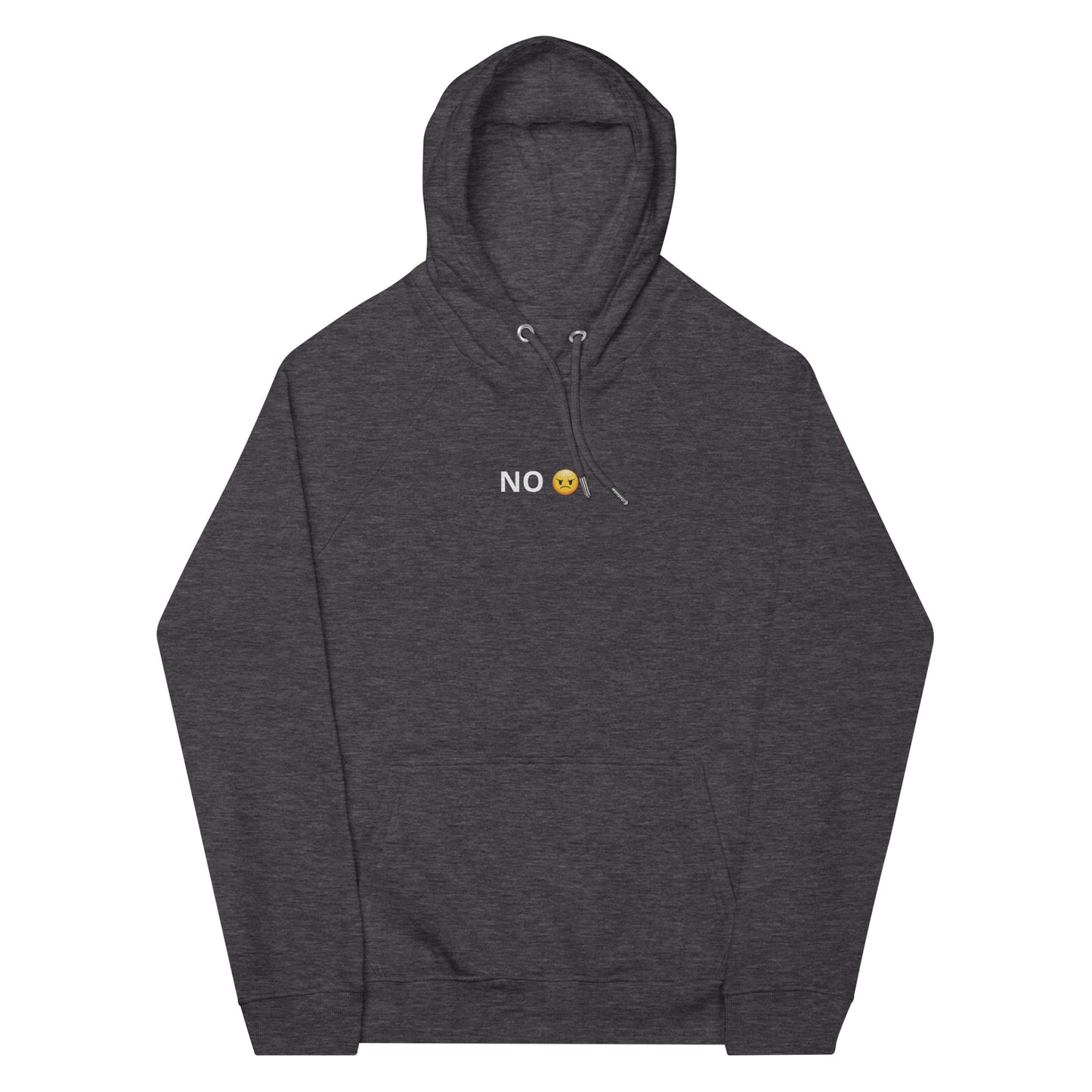 NO word design emoji design multicolor unisex hoodie